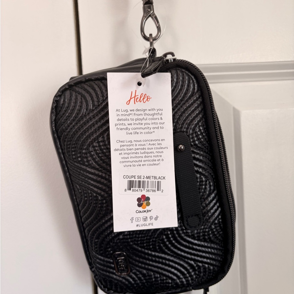 Lug black quilted bag - NWT - Picture 3 of 4